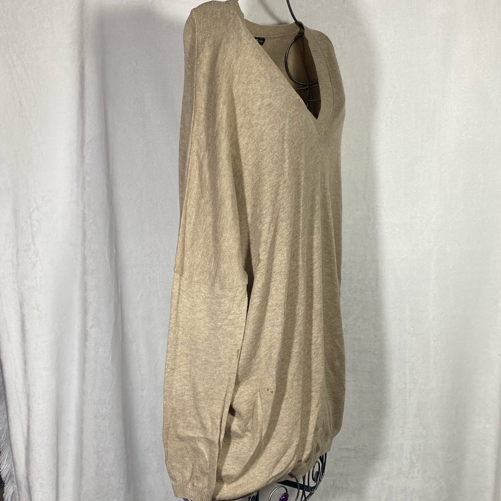 MNG light brown sweater with sparkles size M - Picture 7 of 8